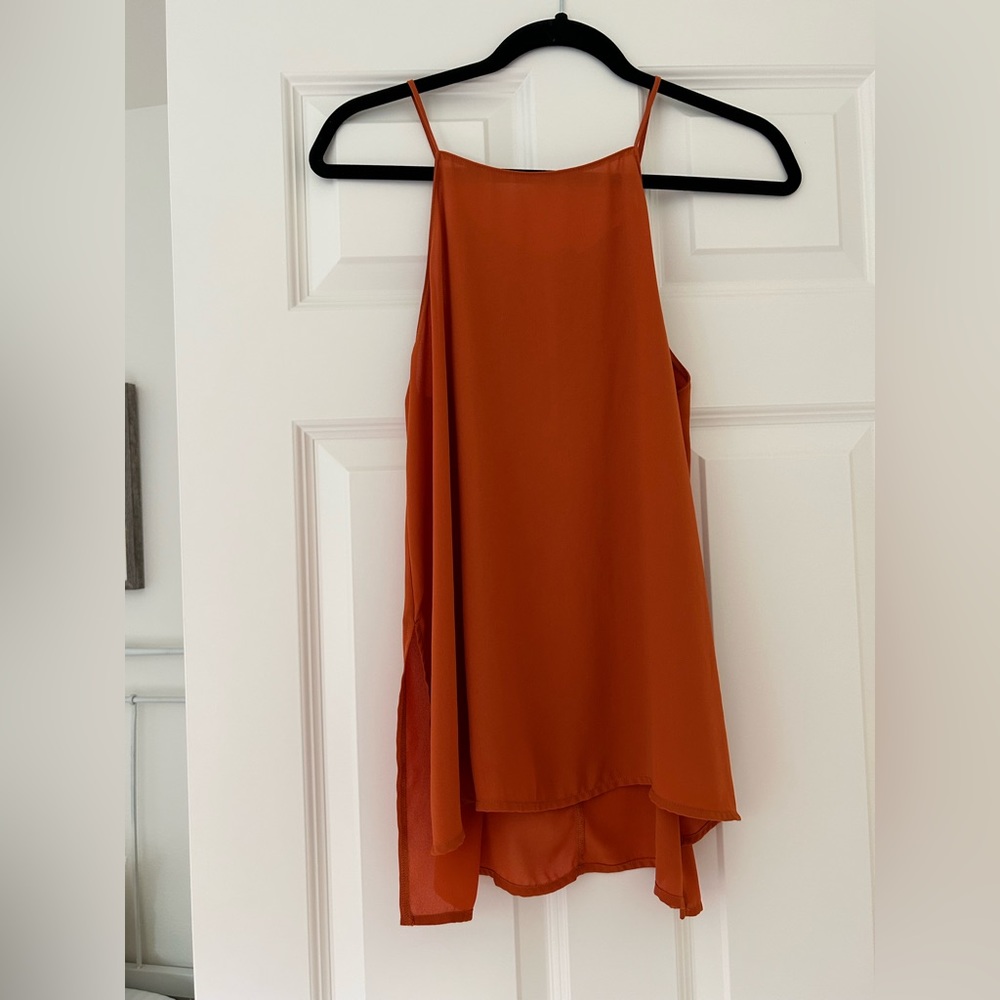 Burnt Orange Lush Blouse